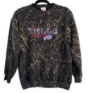 Buffalo bills vintage custom upcycled sweatshirt